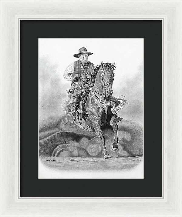 Trouble Up Ahead - Framed Print