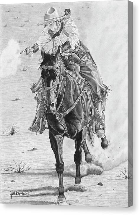 Wild Bill Rides Again - Canvas Print