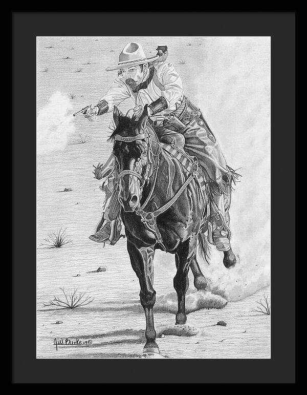 Wild Bill Rides Again - Framed Print