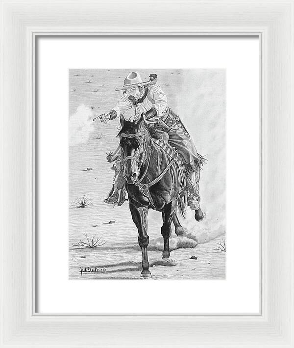 Wild Bill Rides Again - Framed Print