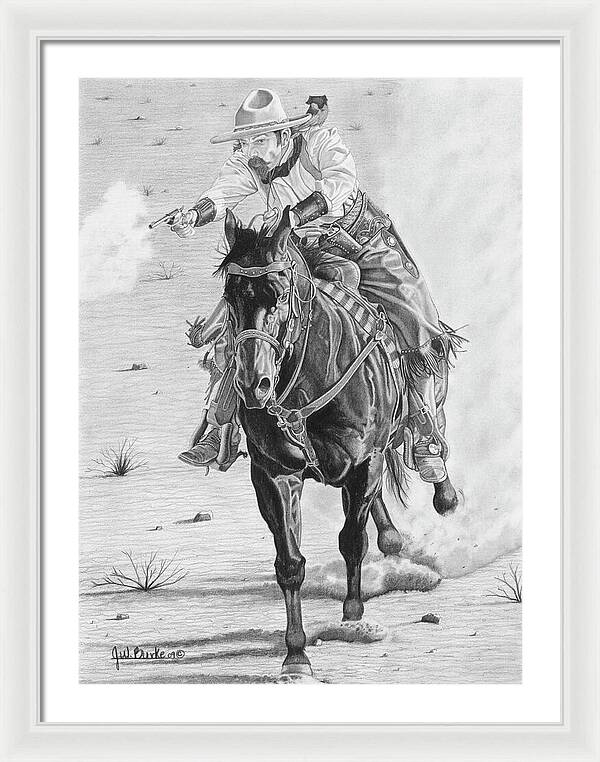 Wild Bill Rides Again - Framed Print