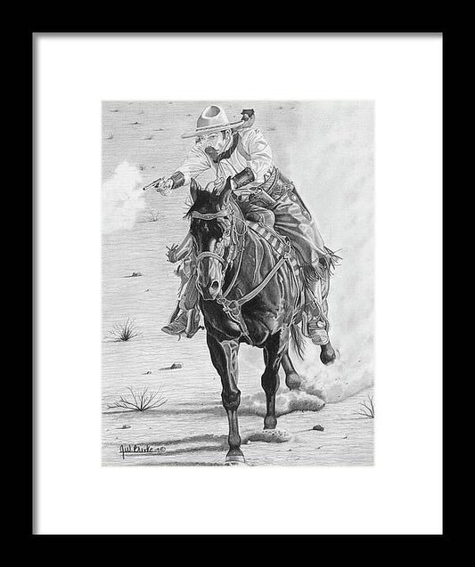 Wild Bill Rides Again - Framed Print