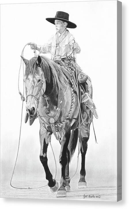Young Cowboy - Canvas Print